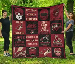Fan Arizona Coyotes Amazing Fan Gift Idea Quilt and Home Decor