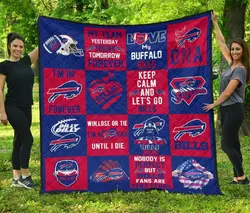 Fan Buffalo Bills Amazing Gift Idea Quilt and Home Decor