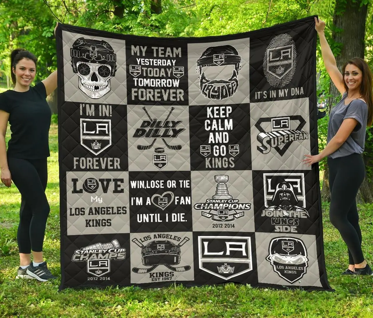Fan Los Angeles Kings Amazing Gift Idea Quilt and Home Decor