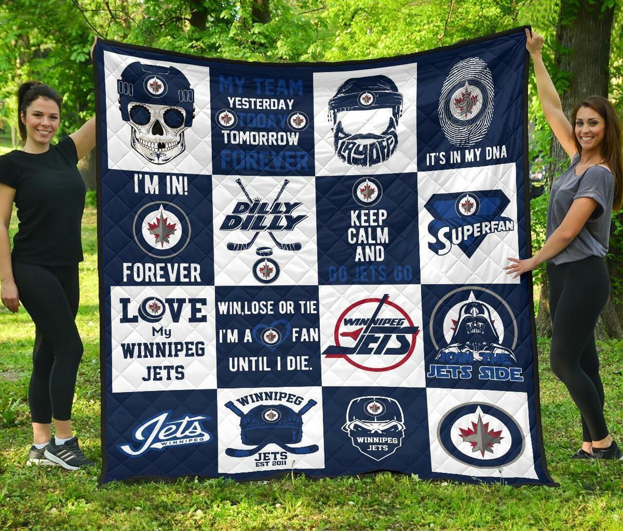 Fan Winnipeg Jets Amazing Gift Idea Quilt and Home Decor