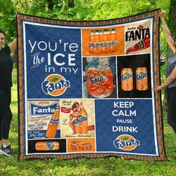 Fanta Funny Gift For Soft Drink Lover Quilt and Home Decor