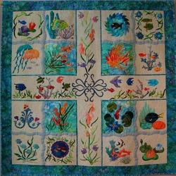Fantasy Fish Cla2210187Q Quilt Blanket and Home Decor