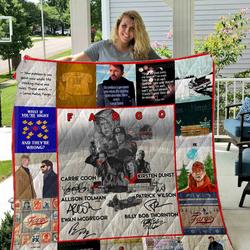 Fargo 2014 Quilt Blanket 01 and Home Decor