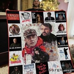 Fargo Poster Quilt Blanket Ver 2 and Home Decor