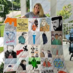 Fargo Quilt Blanket For Fans and Home Decor