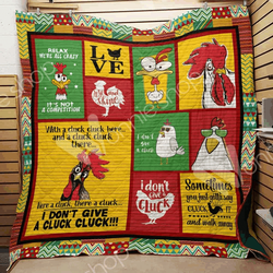 Farm Animal Chicken Relax Quilt Jlj and Home Decor