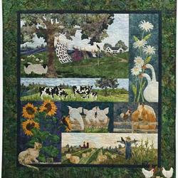 Farm Cla200685 Quilt Blanket and Home Decor