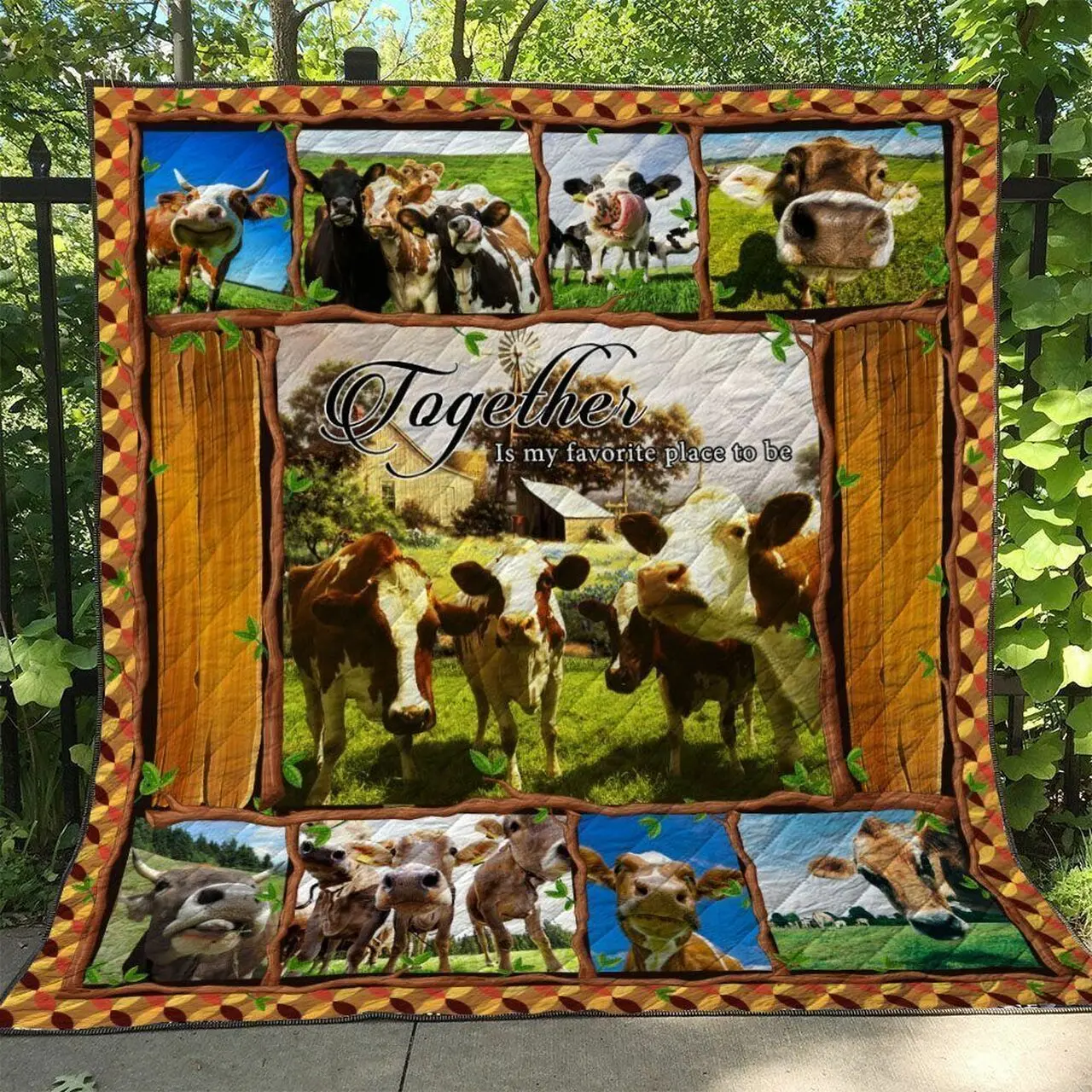 Farm DHCDHC DT2210 Quilt Blanket 1 and Home Decor