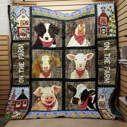 Farm Faces Of The Country Clt250620 Quilt Blanket and Home Decor
