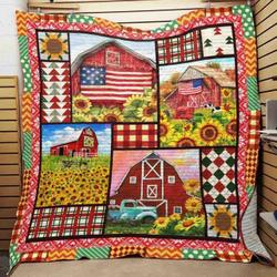 Farm Quilt Blanket ABC07112084 and Home Decor