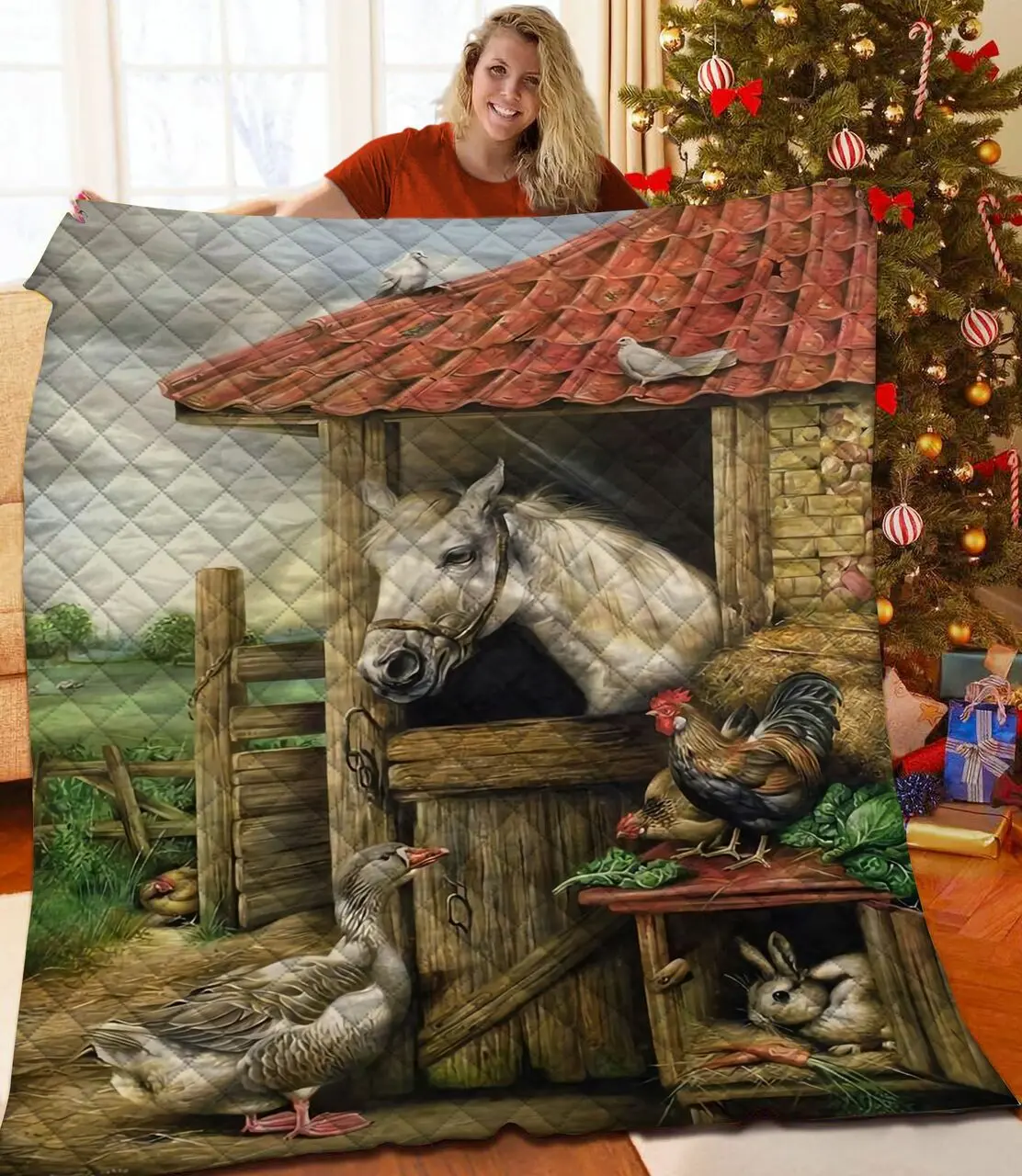 Farm Quilt Ngf and Home Decor