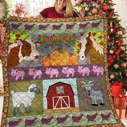 Farm Quilt Nid and Home Decor