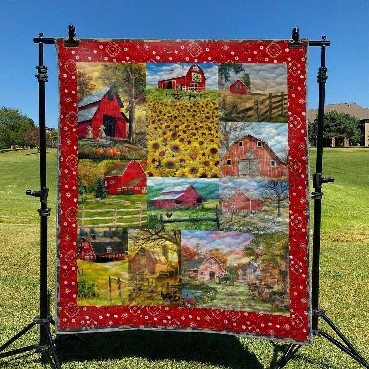 Farm Td2809470 Quilt Blanket and Home Decor