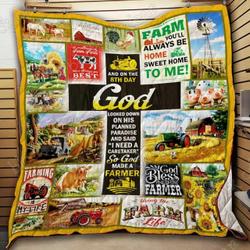 Farmer Cl18100252Mdq Quilt Blanket and Home Decor