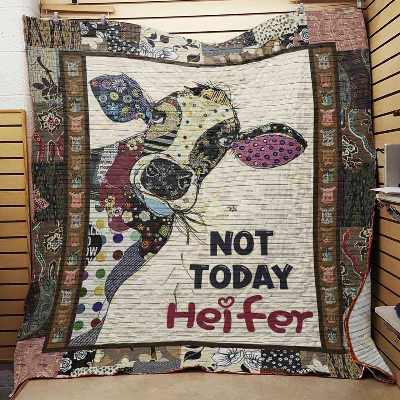 Farmer Cow Quilt Blanket ABC07113613 and Home Decor
