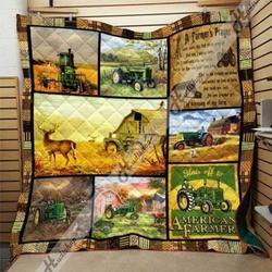 Farmer First 3D Customized Quilt and Home Decor