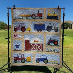 Farmer HUR22268 3D Customized Quilt 2307 and Home Decor