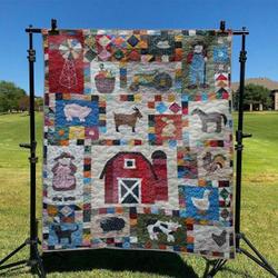 Farmer HUR29187 3D Customized Quilt 2307 and Home Decor