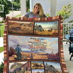 Farmer Love Field PT6 3D Customized Quilt and Home Decor