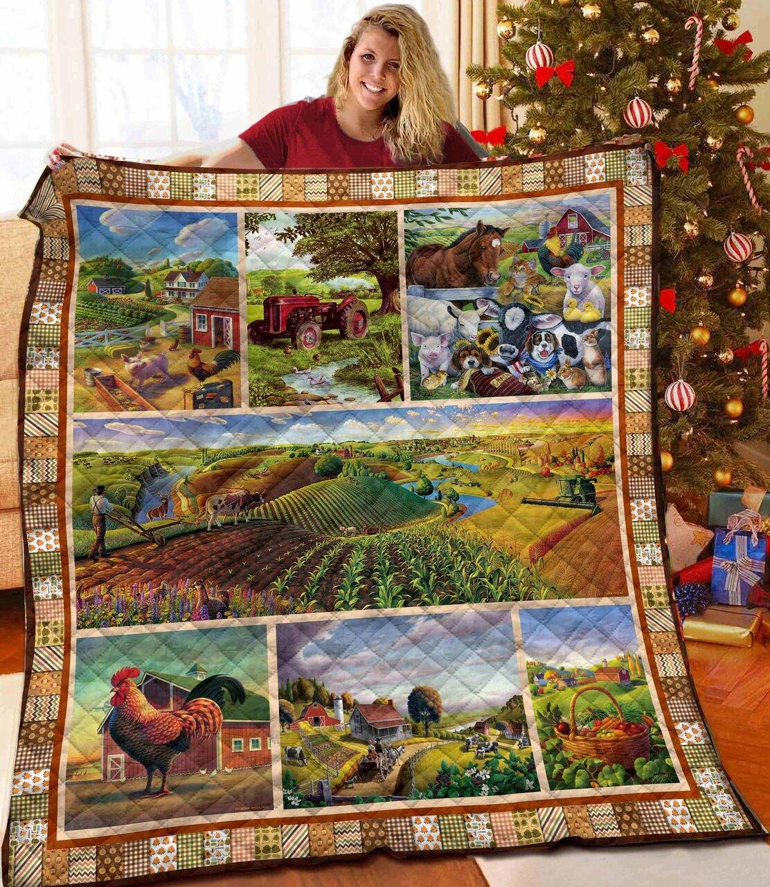 Farmer Quilt Naq and Home Decor