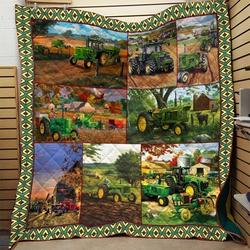 Farmer Tractor 3D Clh0511260Q Quilt Blanket and Home Decor