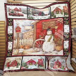 Farmhouse Christmas Hur Quilt Cysinz and Home Decor