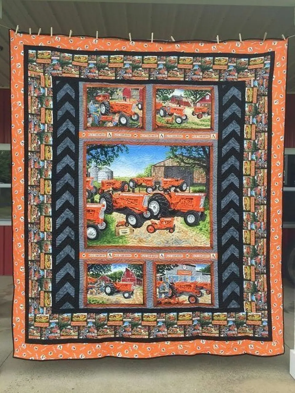 Farming Tractor HUR14375 3D Customized Quilt 2307 and Home Decor