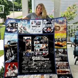 Fast And Furious Quilt Blanket 01485 and Home Decor