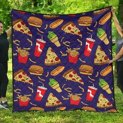 Fastfood Cl12100284Mdq Quilt Blanket and Home Decor