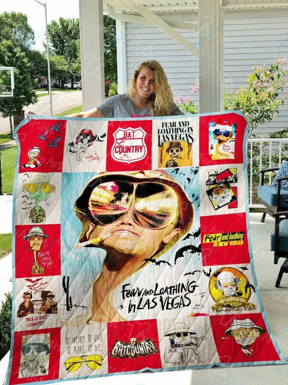 Fear And Loathing In Las Vegas Quilt Blanket 01525 and Home Decor