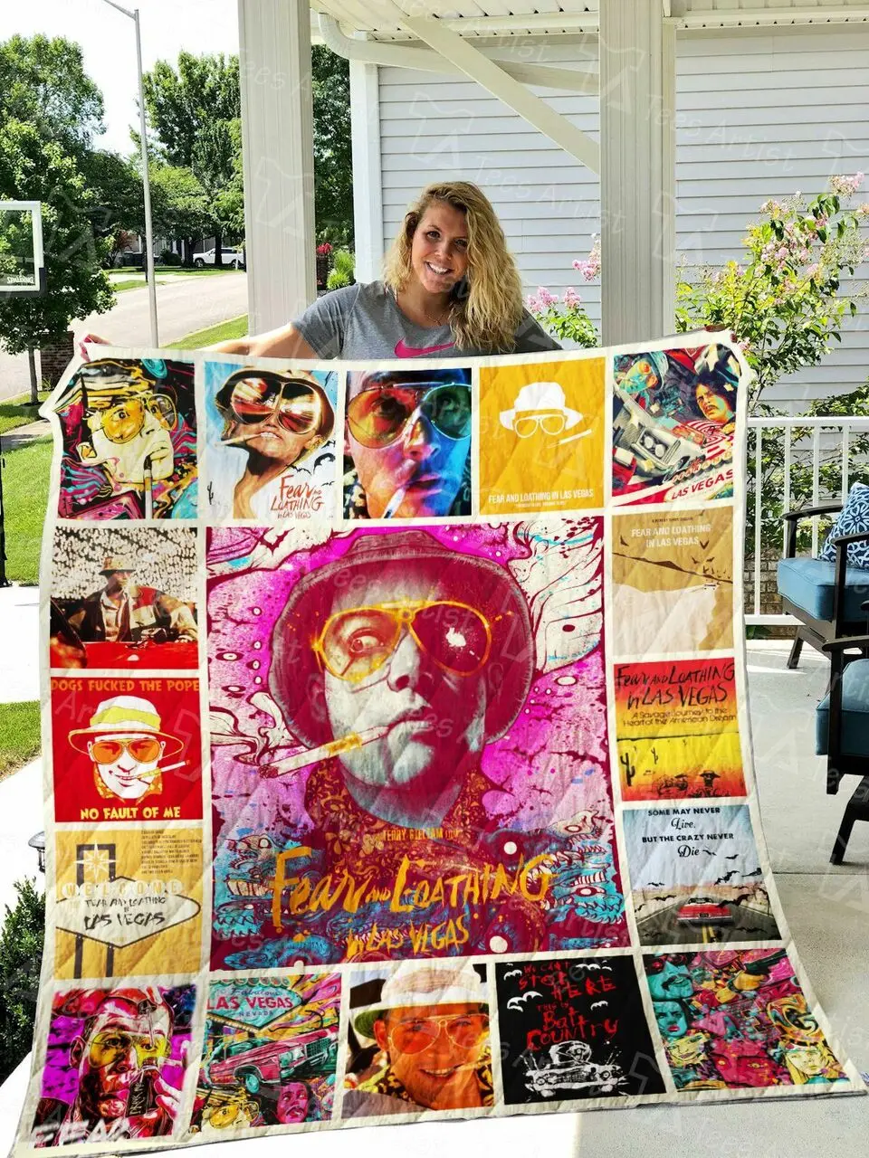 Fear And Loathing In Las Vegas Quilt Blanket 0729 and Home Decor