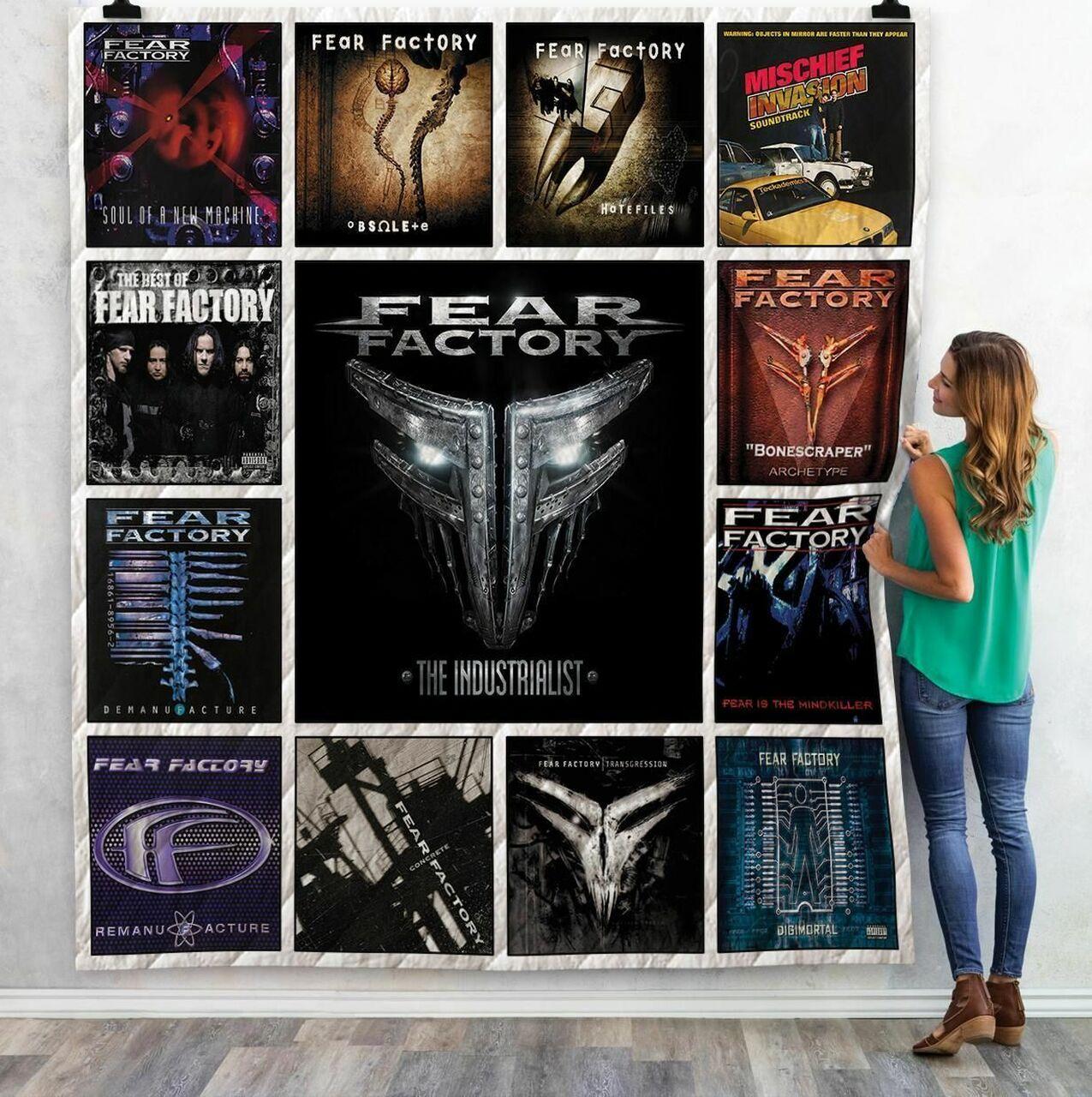 Fear Factory Albums Quilt Blanket 02 and Home Decor