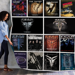 Fear Factory Albums Quilt Blanket Ver14 and Home Decor