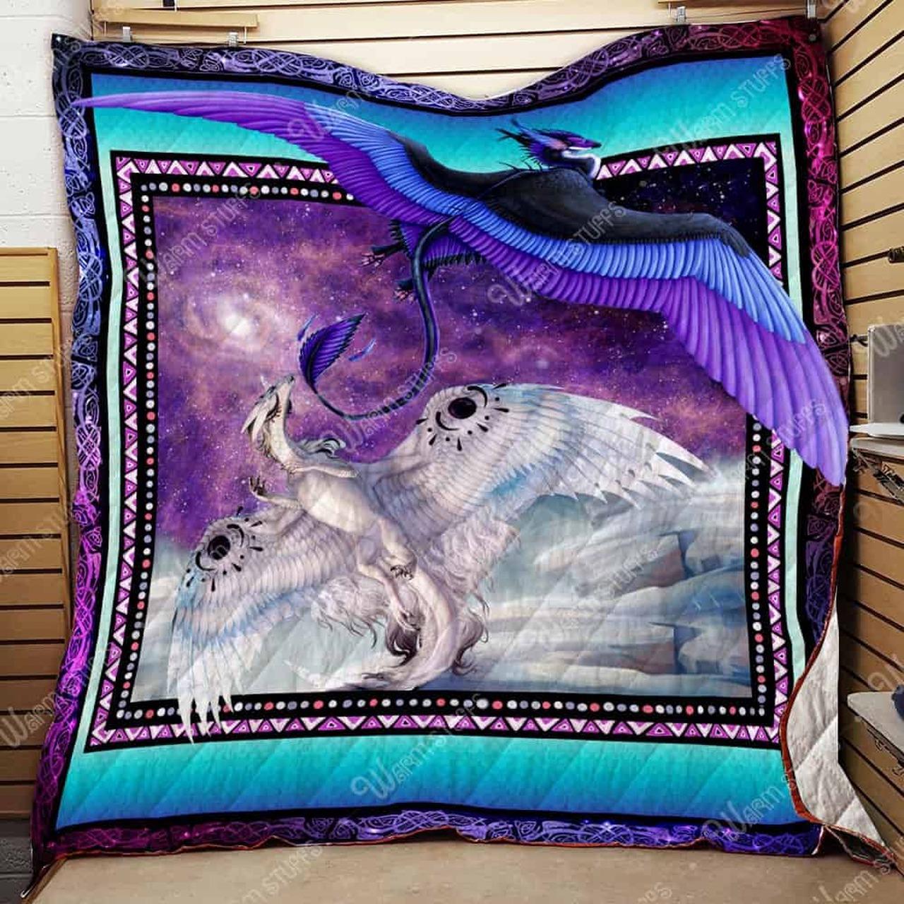 Feathered Dragon Quilt and Home Decor