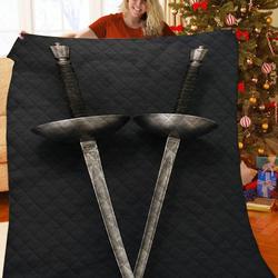 Fencing Quilt Mvq and Home Decor