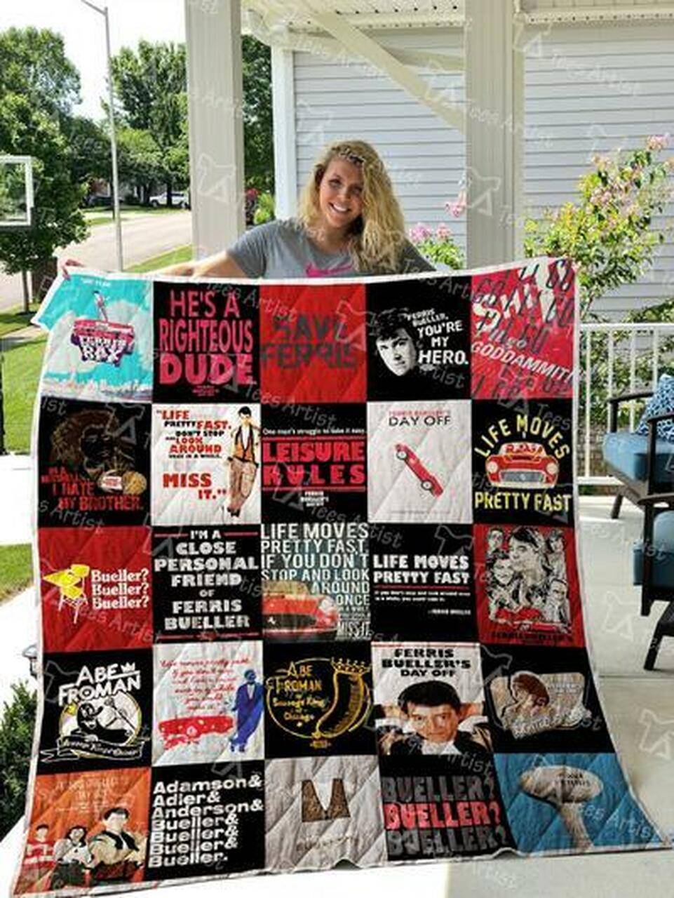 Ferris BuellerS Day Off Quilt Blanket 01126 Quilt and Home Decor