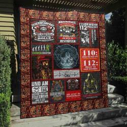 Feuerwehr Decke Quilt Blanket Ht10  Quilt and Home Decor