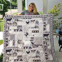 Ffa Quilt Blanket 09 and Home Decor