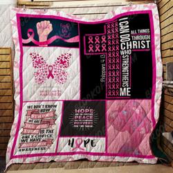 Fight Like A Girl Quilt and Home Decor