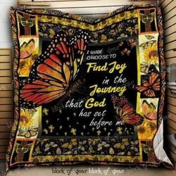 Find God In A Butterfly G Quilt Rb and Home Decor