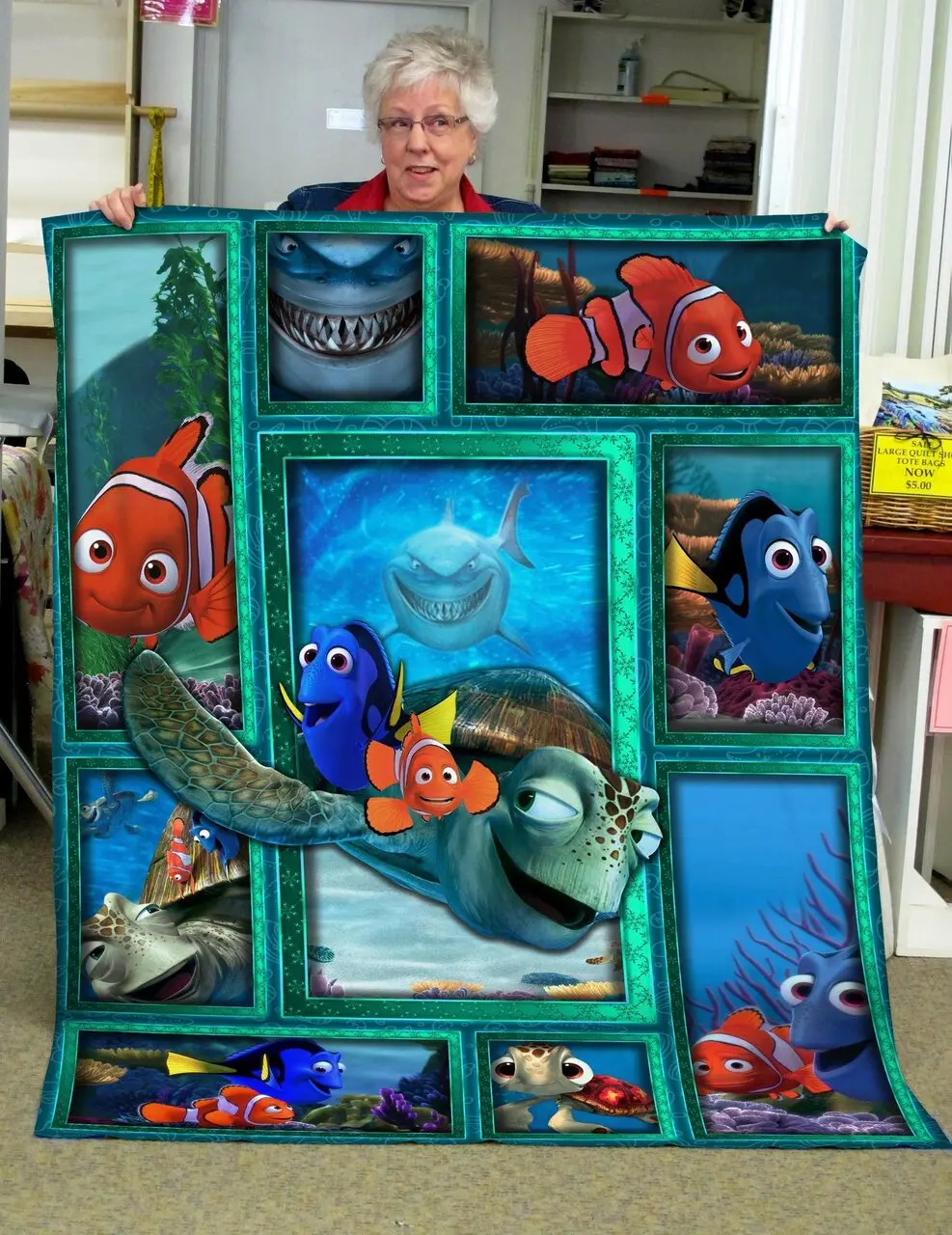 Finding Nemo Funny Quilt and Home Decor