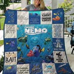 Finding Nemo Quilt Blanket  Limited Quilt Blanket and Home Decor