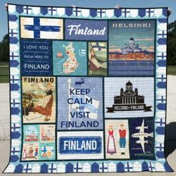 Finland Quilt Blanket Ver 3  Quilt and Home Decor