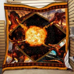 Fire Dragon Quilt Kp541 and Home Decor