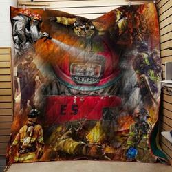 Fire Fighter E5 Blanket Th1707 Quilt and Home Decor