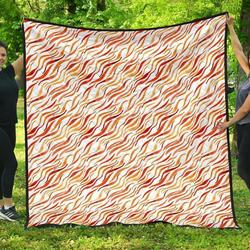 Fire Flame Watercolor Pattern DHCDHC DT1910 Quilt Blanket and Home Decor
