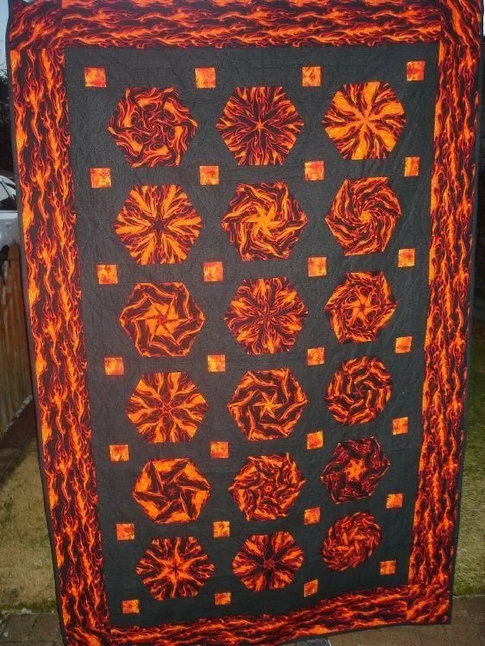 Fire Hur Quilt Cysirt and Home Decor