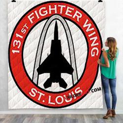 Firefighter 131St Fighter Wing Fire Protection 3D Customized Personalized Quilt Blanket and Home Decor