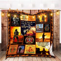 Firefighter Quilt Bb and Home Decor