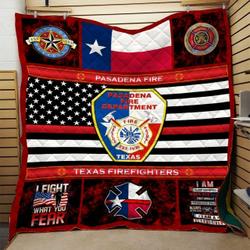Firefighter Quilt Blanket Dhc0910678Vt and Home Decor